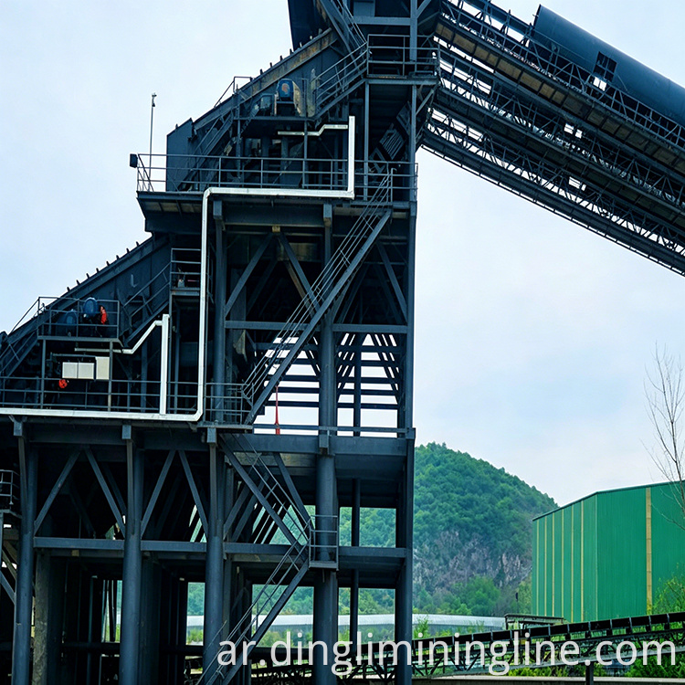Large scale limestone crushing plant USA